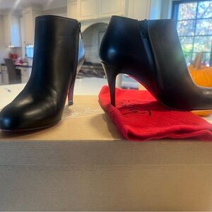 Authentic Christian Louboutin black booties size 38